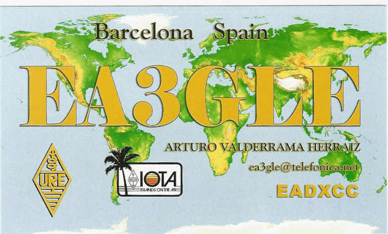 QSL image for EA3GLE