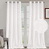 86 Long Curtains - Can be used as a tension rod or mounted with screws for more security.