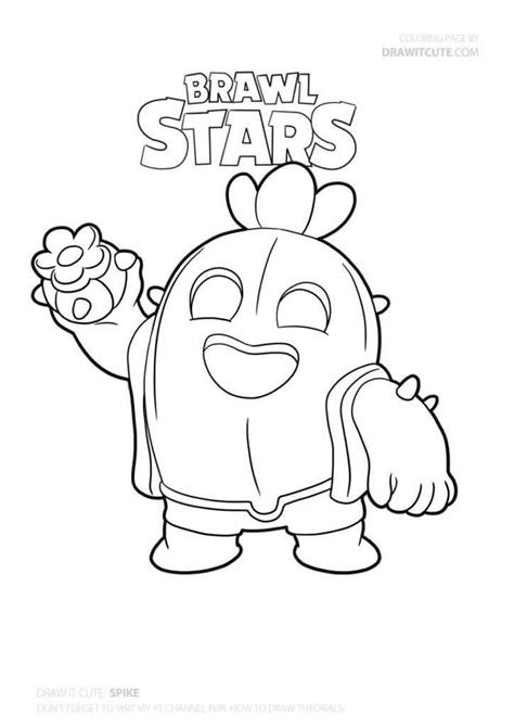 kleurplaat brawl stars el primo skins