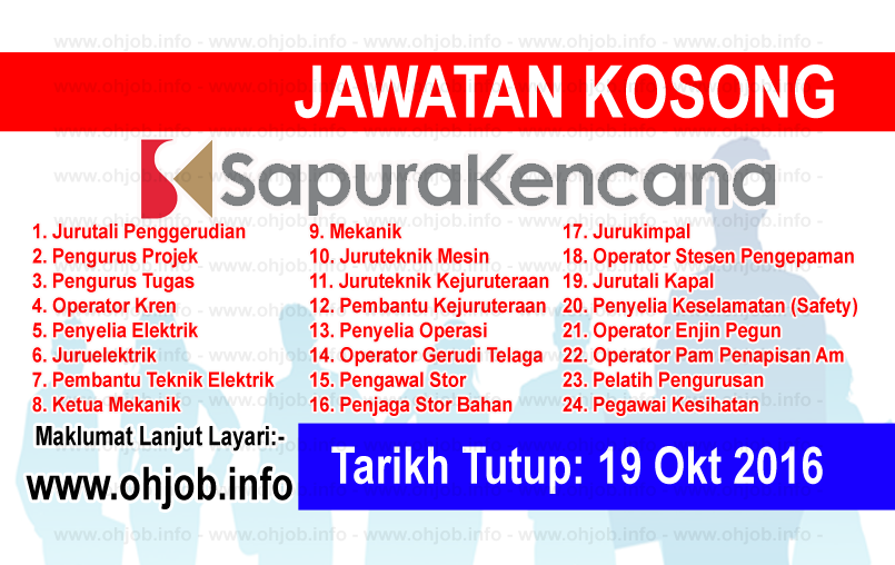 Jawatan Kerja Kosong SapuraKencana Drilling Tioman logo www.ohjob.info oktober 2016