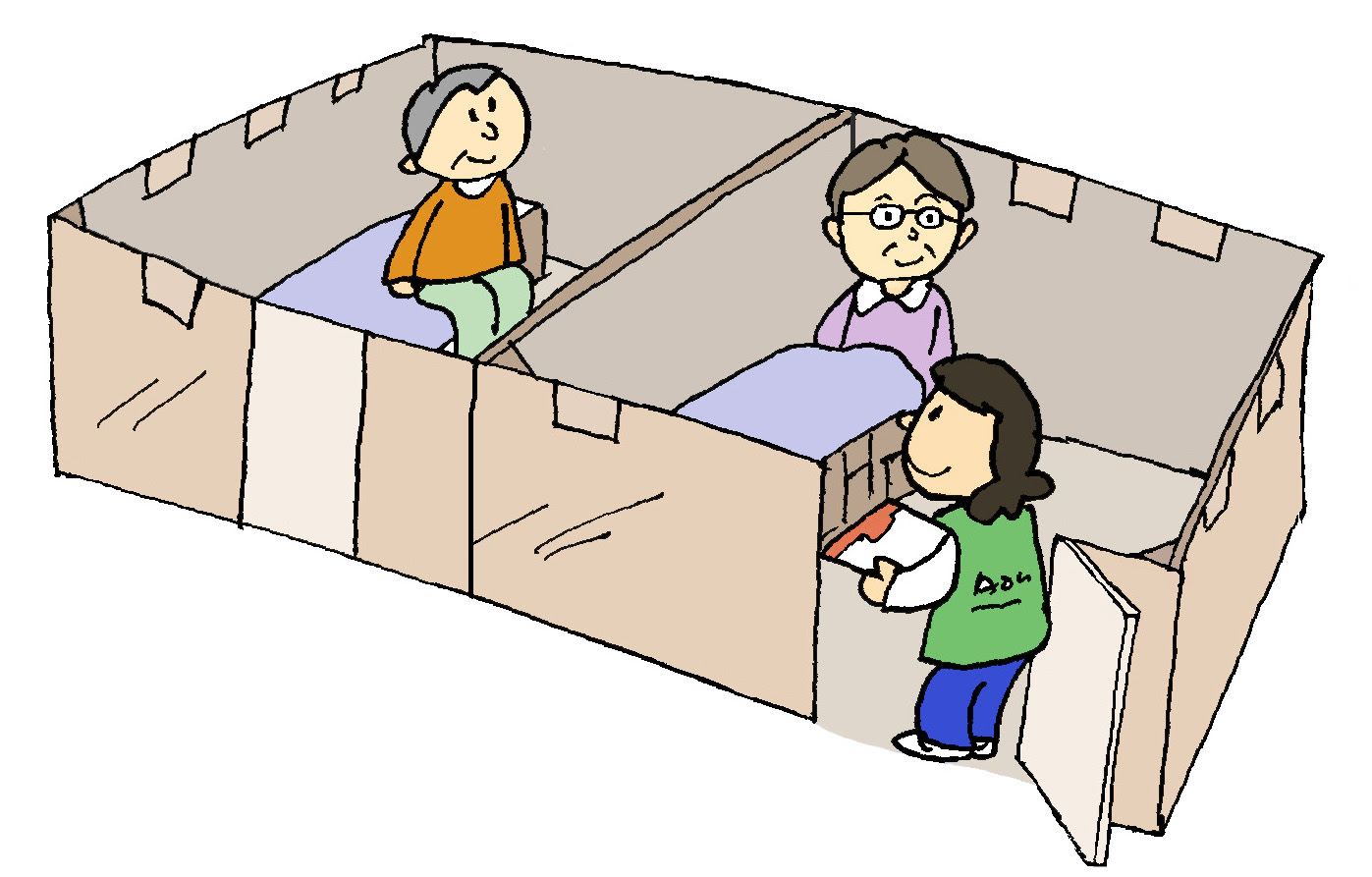防災イラスト集 市民防災研究所