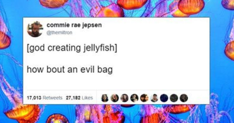 Collection of funny tweets about the crazy nature of God's logic.