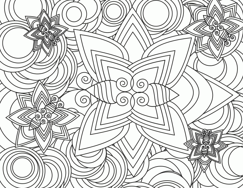 Cool Coloring Pages For Teenagers Printable Coloring Sheet
