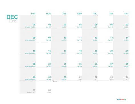  day count calander calendar template 2022