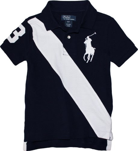 Polo Ralph Lauren Toddler Boy s Big Pony Banner Polo French Navy 3 3T