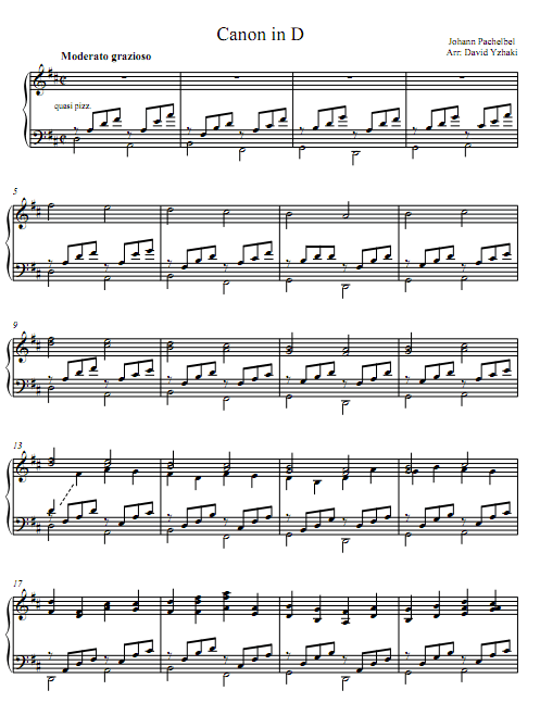 Canon In D Piano Sheet Music Pdf : Canon In D Piano Sheet Music PDF - Scouting Web - It may not be all from the original version and it may not sound the same at all, but it's my version of canon in d.