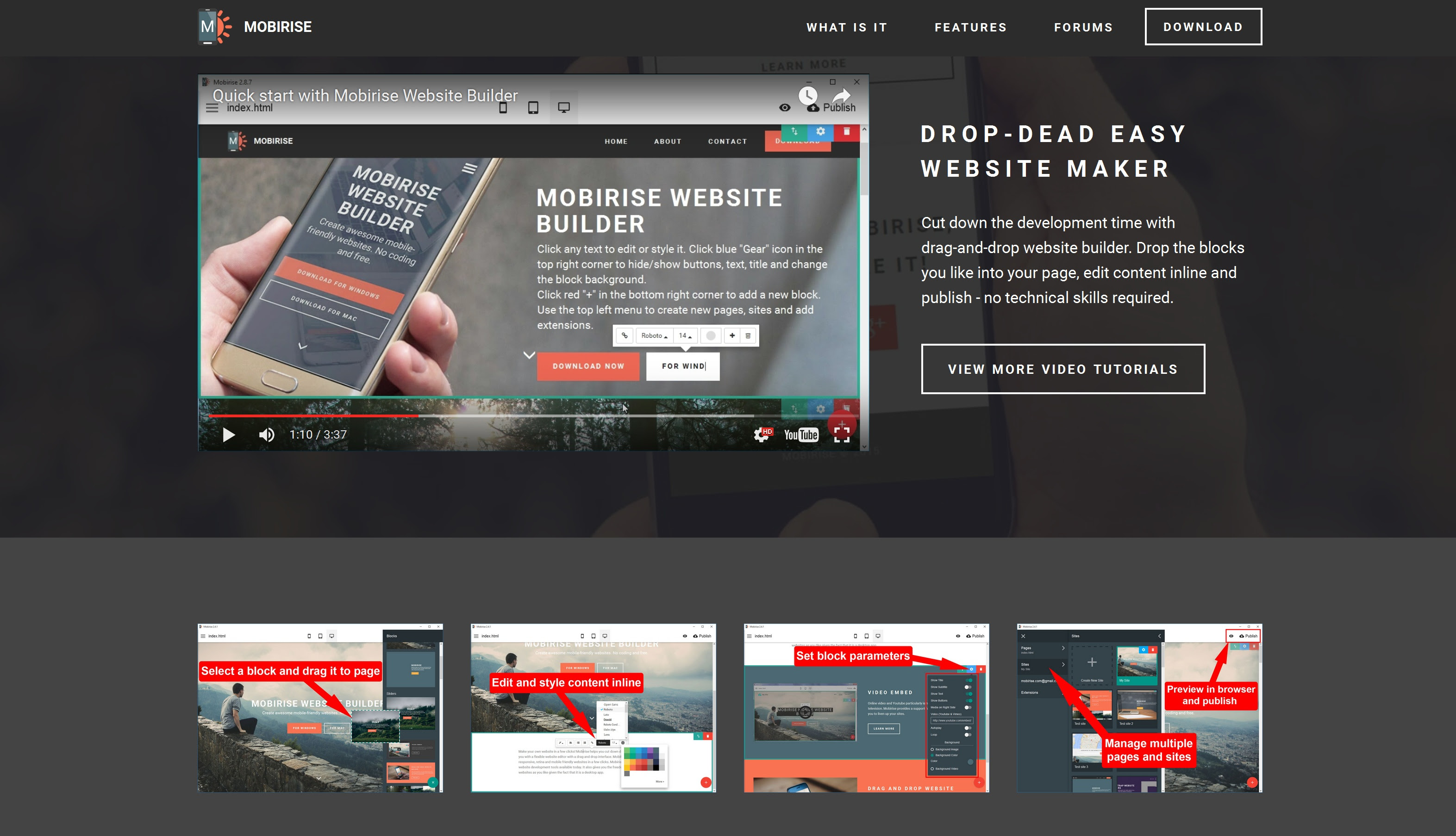 Mobile Website Builder Software