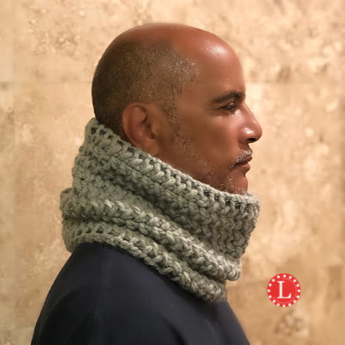 Loom Knit Chunky Mens Cowl Pattern Video Loomahat Com