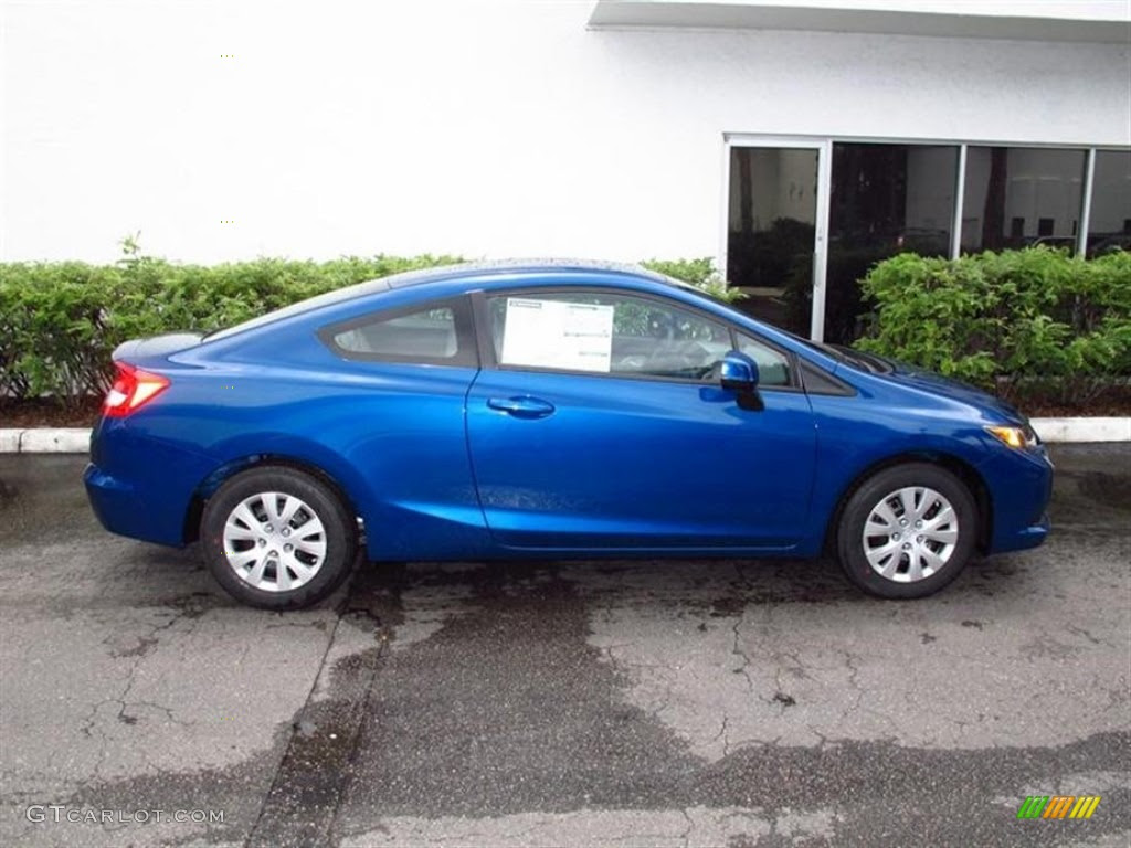 2012 Dyno Blue Pearl Honda Civic LX Coupe #67961444 Photo ...
