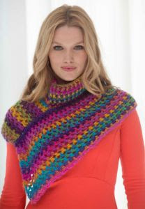 Crochet Patterns Galore - Asymmetrical Neckwarmer