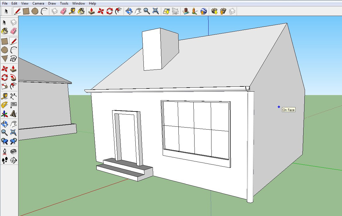 Google Sketchup | Edmund Eva Modern mobile home tiny house vacation house on 47m2.
