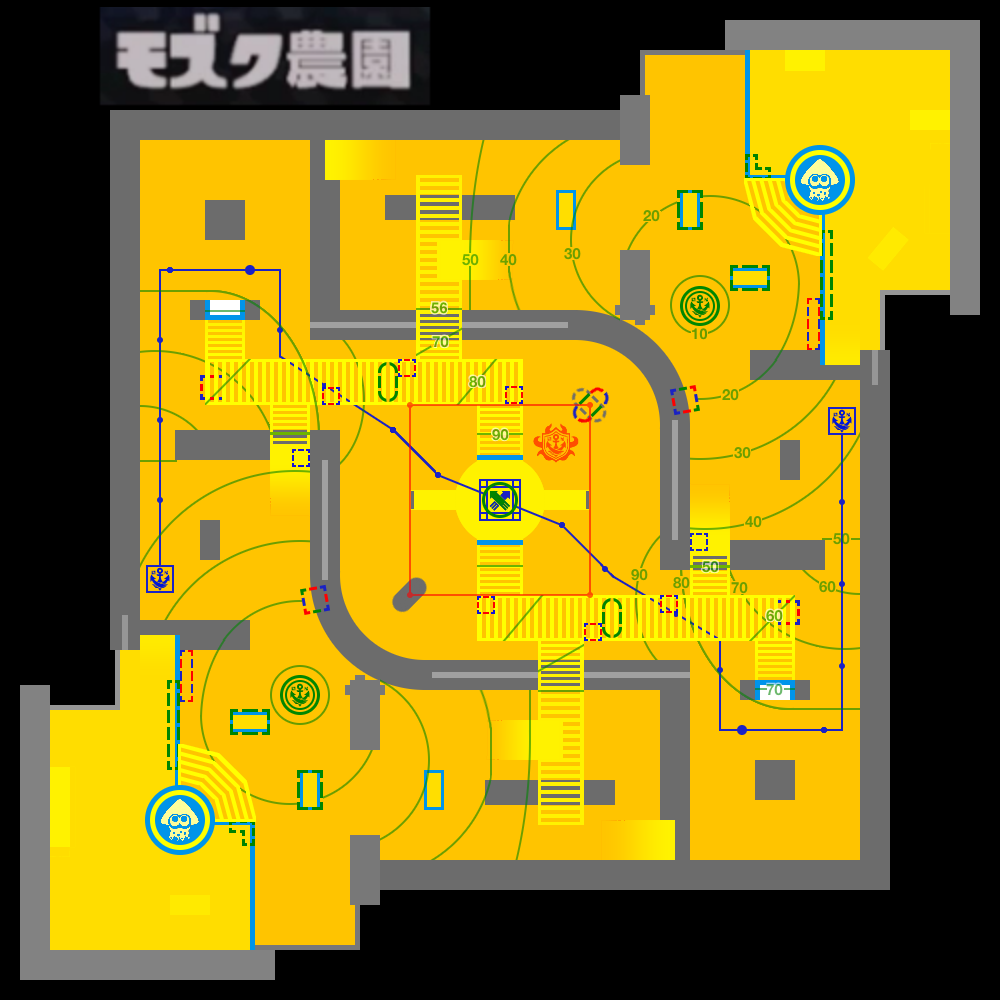 Splatoon 全16ステージの自作マップ 4 14更新 スプラトゥーン カンzyのゲームブログ