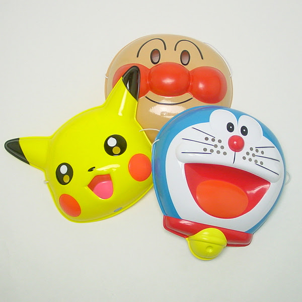 キャラクターお面 同柄12枚セット 夏祭り 縁日 屋台 露店 模擬店 ゲームグッズ パーティーグッズ イベント用品