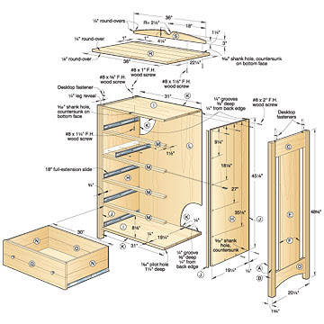 Bench Wood: Free woodworking plans chest of drawers