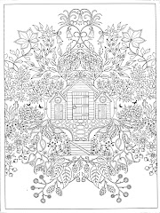 Konsep Penting Coloriage Jardin Adulte, Sketsa Bunga