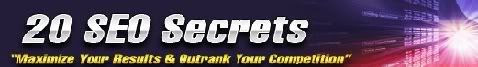 Click this image to get your free 20 SEO Secrets ebook