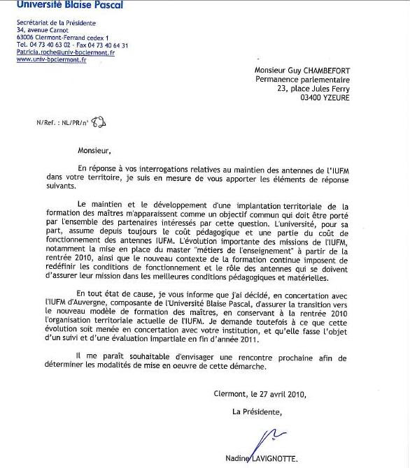 modele lettre de motivation universite gratuit