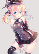 艦これ100users入り 艦隊これくしょん 艦これかわいい 魅惑のふともも プリンツ オイゲン 艦これ Pixiv年鑑 B