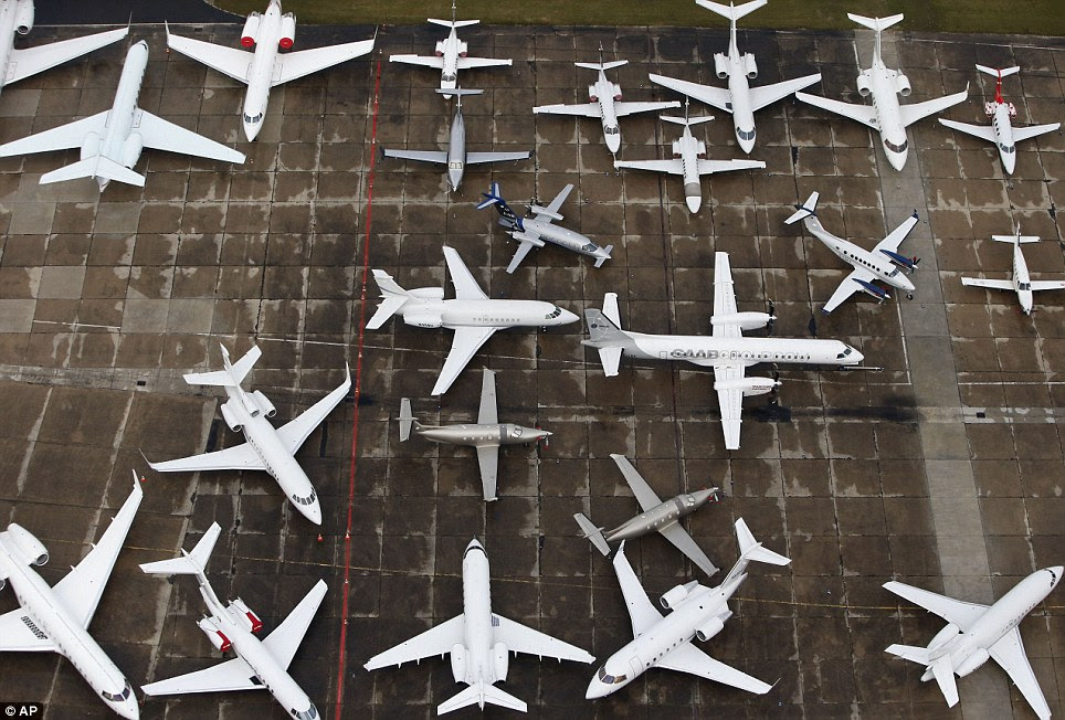 Commemorating: This year is the 50th anniversary of the Paris Air Show which claims to be the oldest and largest in the world
