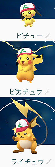 サトシの帽子のピチュウ ピカチュウ ライチュウをゲットしました コンテナ ガーデニング