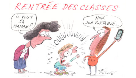 Rentree Des Classes Le Portable Dur Sevrage