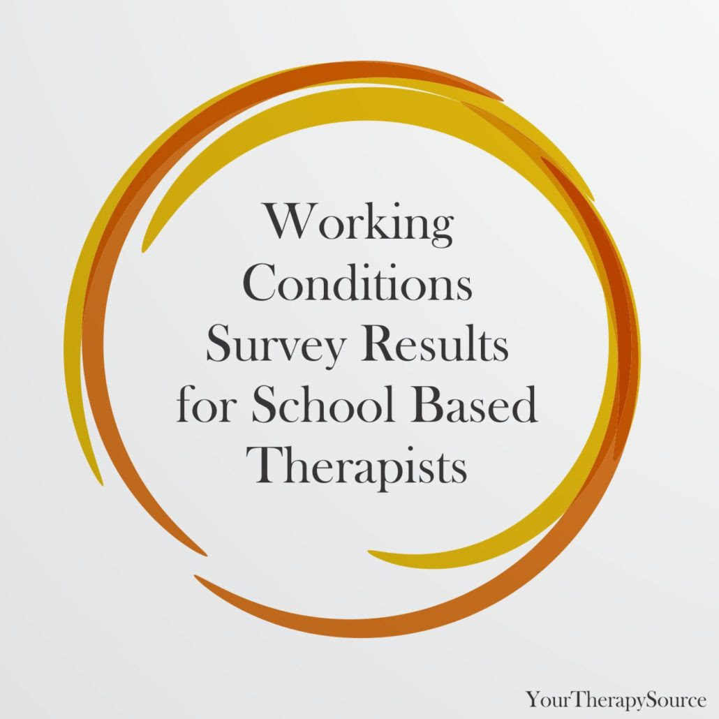 The working weather condition survey results for schoolhouse based therapists have got been summarized Info Working Conditions Survey Results for School Based Therapists