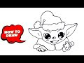 Sketch baby yoda drawing black and white 255109