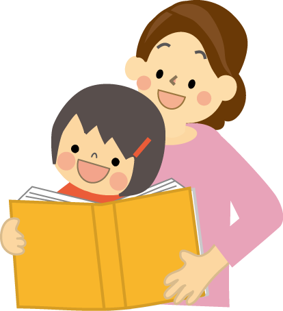 本の読み聞かせのイラスト 無料イラスト フリー素材