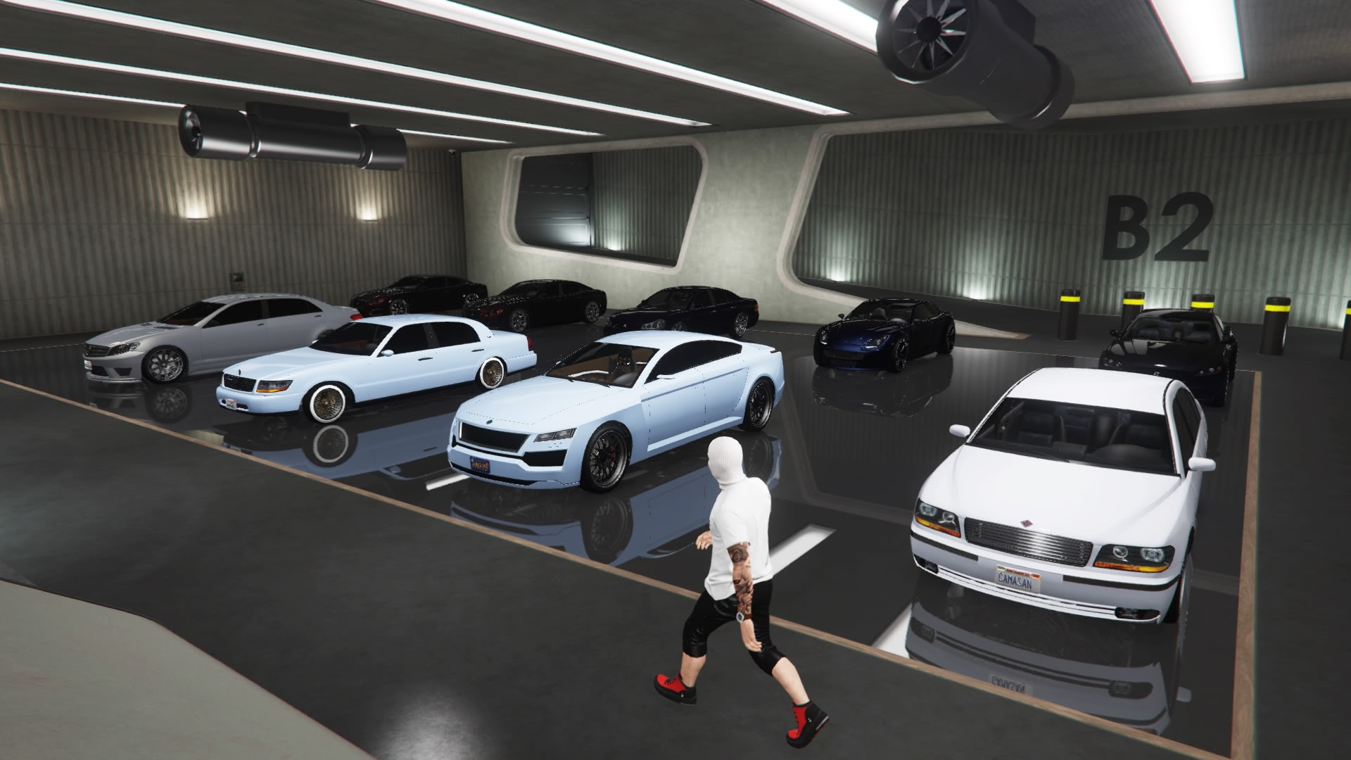 ｇｔａ５オンライン ガレージ整理で大暴走 インドア秘密基地