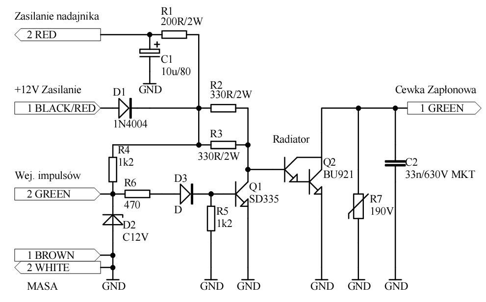 Zapłon Elektroniczny Typ Halla Ktoś Posiada Schematy