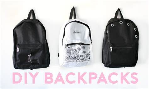diy backpacks school easy trendy