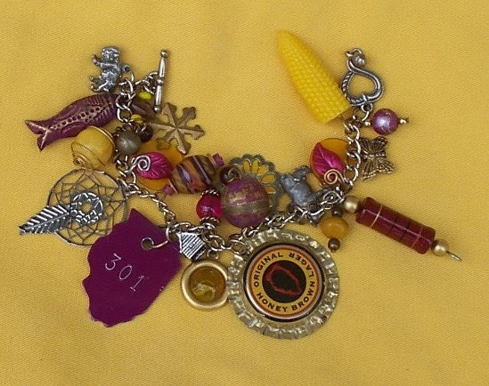Land Of Lincoln Charm Bracelet