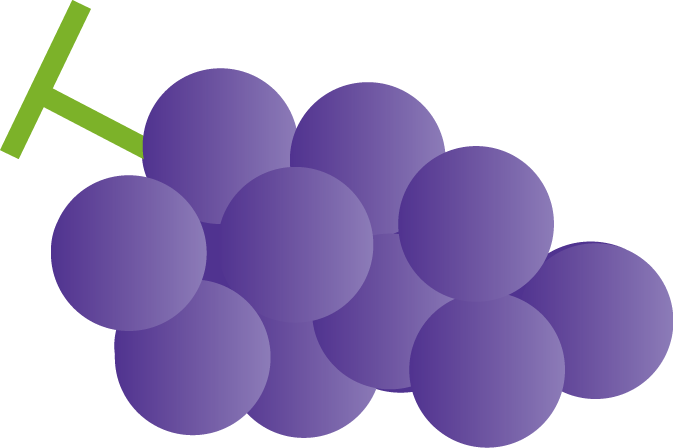 ぶどう 梨 秋のイラスト 無料イラスト