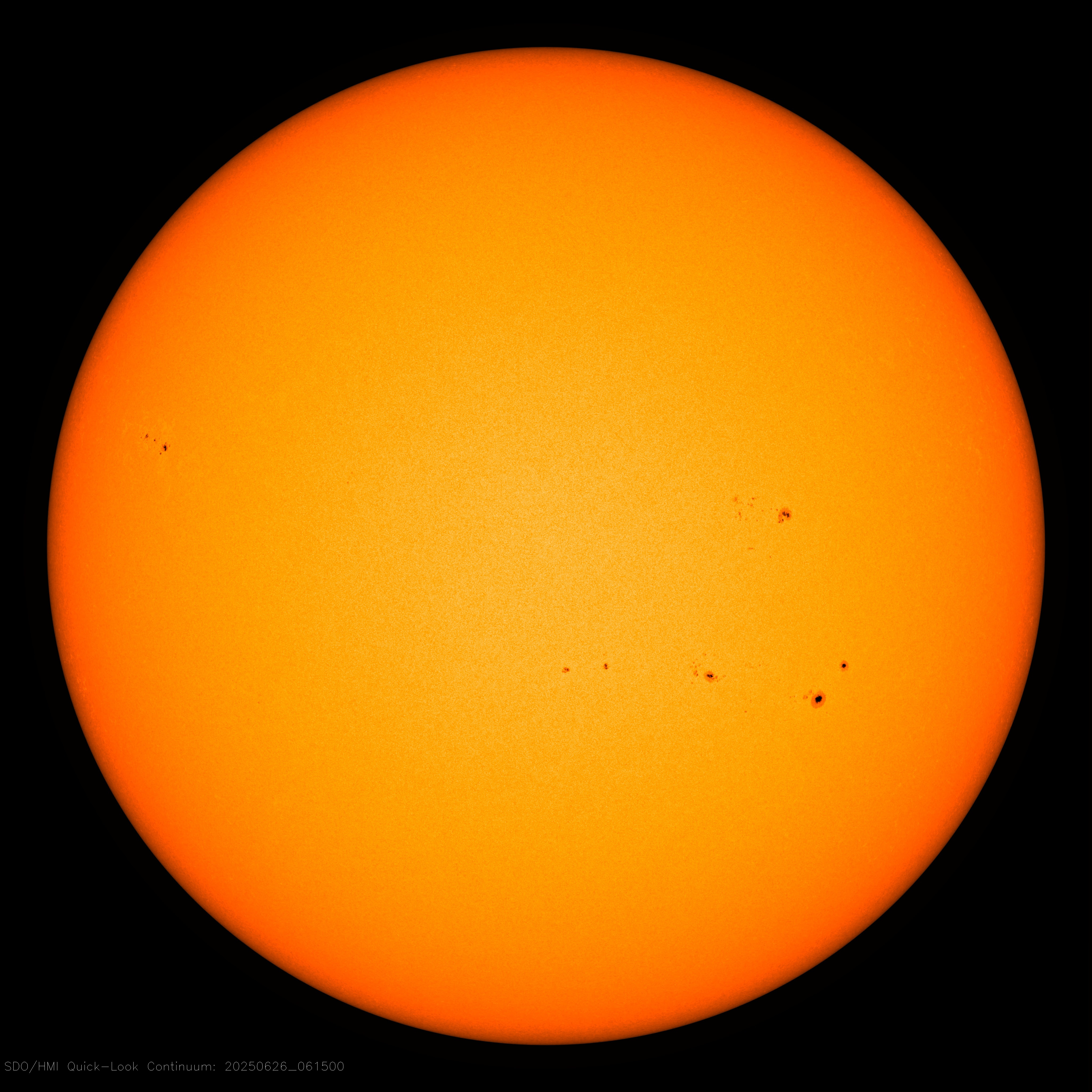 Manchas solares hoy