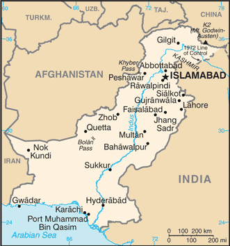 Strany Mira Islamskaya Respublika Pakistan Geopolitika