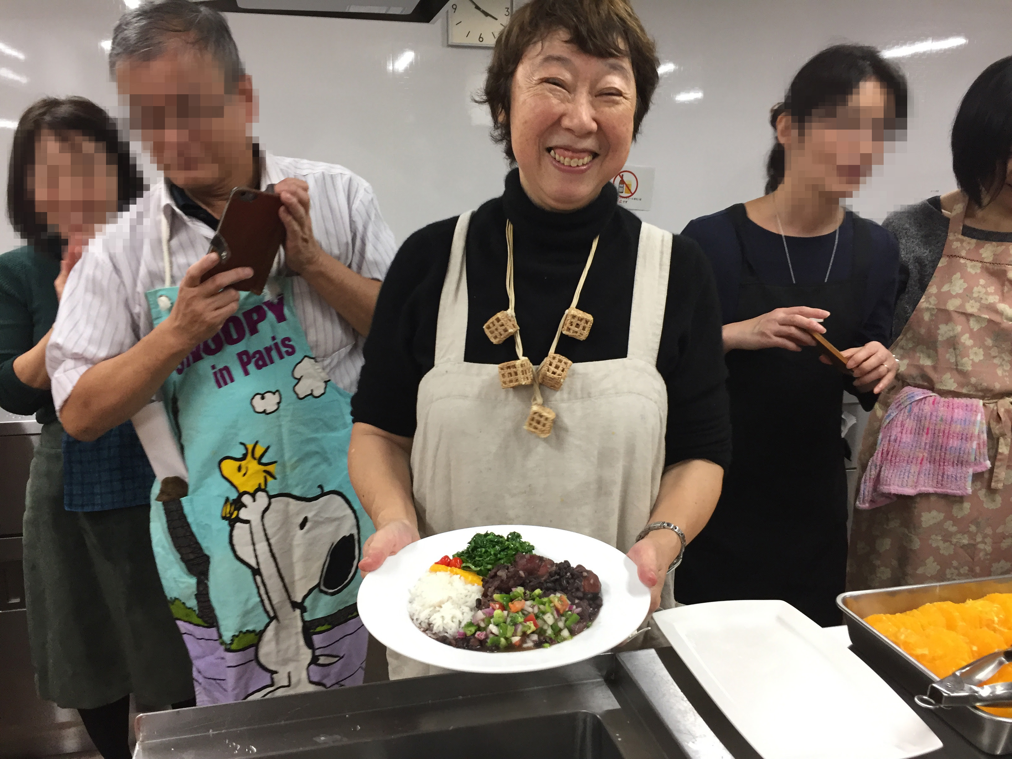 本格ブラジル料理教室行ってきたよ フェイジョアーダ ポンディケージョ マラクジャプリン Couture Maison Yuri Toi ユリトワ