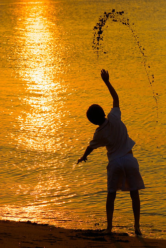 beach sand sunset. Boy, each, sunset, sand.