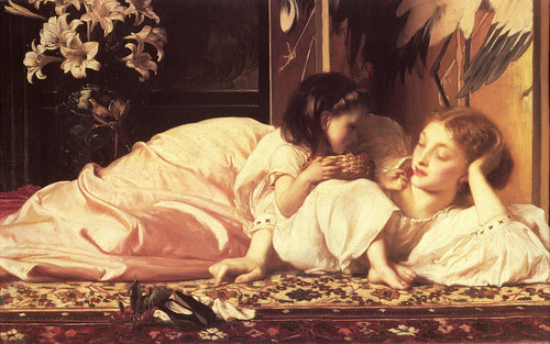 Lord Frederick Leighton - 'Mother and Child'