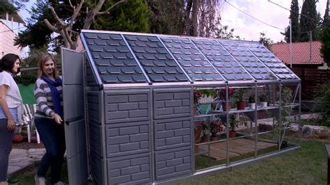 No matter if you're an experienced handyman or someone who works around the house on diy projects, you need a tool box and tools. Palram Grow & Storeâ¢ - Greenhouse / Shed Combo - YouTube