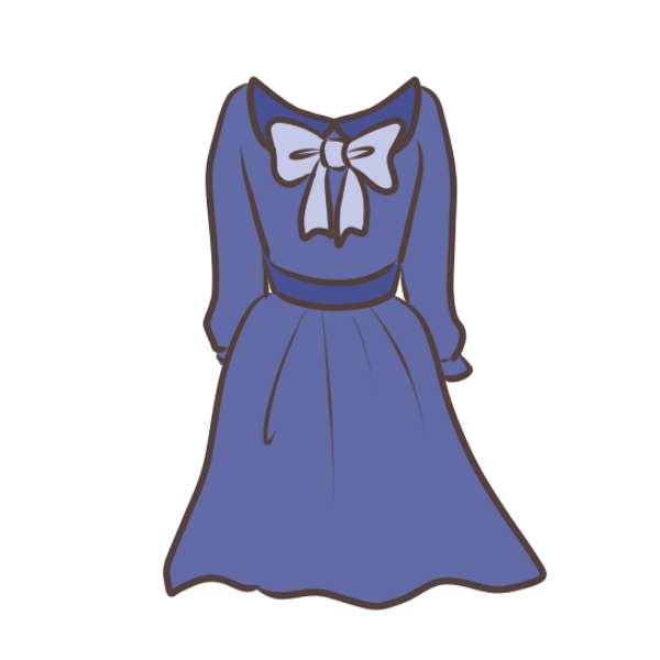 ワンピースのイラスト かわいいフリー素材が無料のイラストレイン