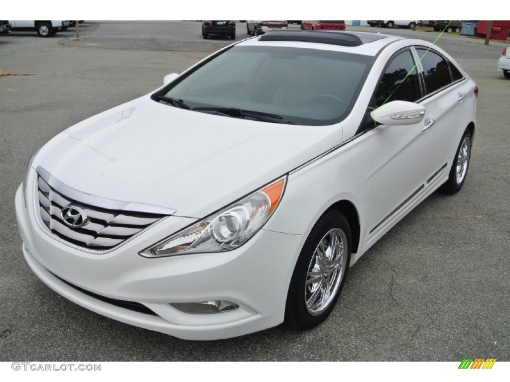 2011 Pearl White Hyundai Sonata Limited #87419179 Photo #7 GTCarLot