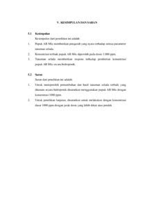 PENGARUH KONSENTRASI PUPUK MAJEMUK TERHADAP PERTUMBUHAN