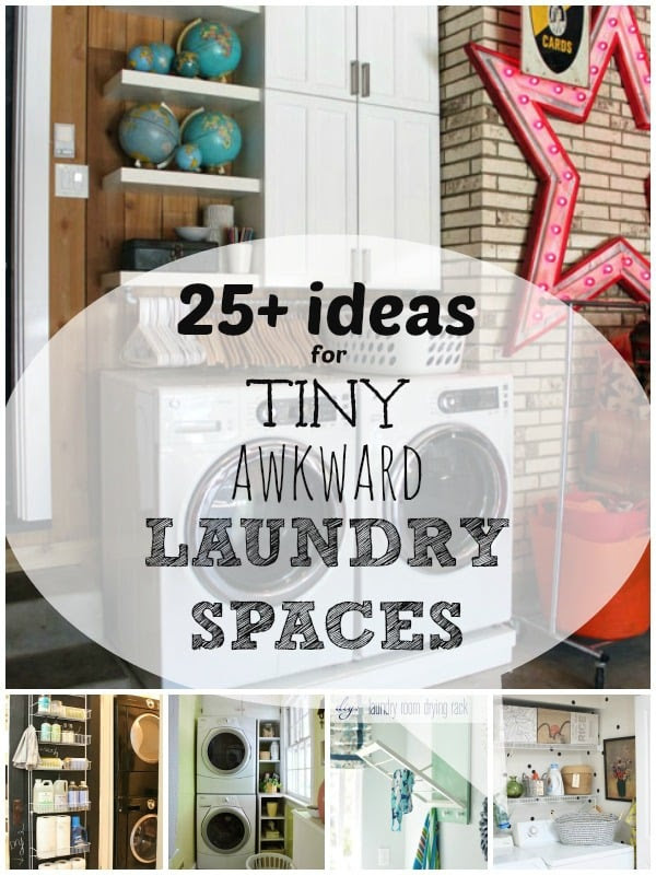 Remodelaholic | 25+ Ideas for Small Laundry Spaces