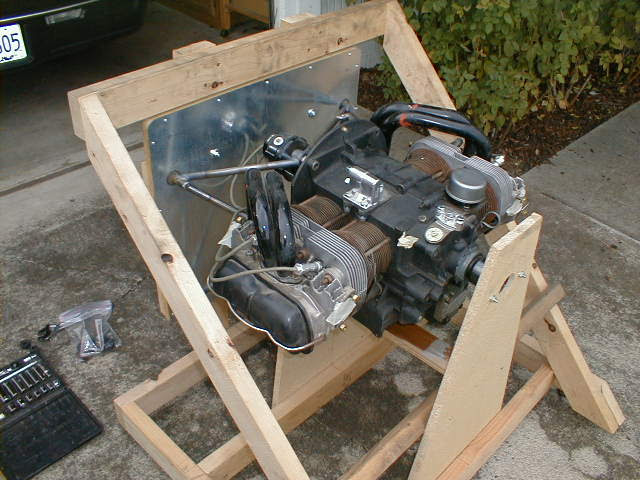 Another angle of the engine