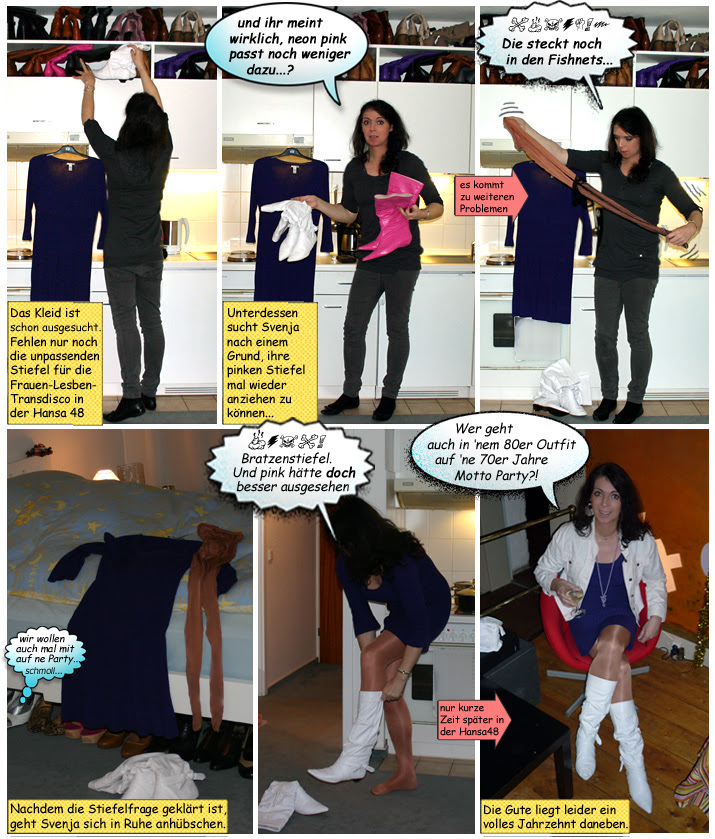 Svenja geht zur Frauen Lesben Transgender Disco