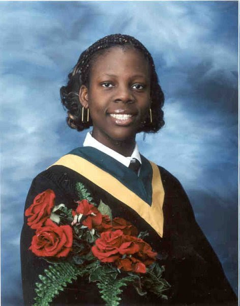 Dr. Habibat Garuba at her high school graduation