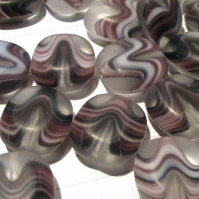 27802352-01 Glass - Matte Pillow Tabs - Black Cherry Swirl (1)