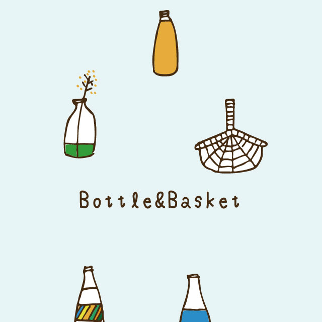 北欧 パターン スマホ壁紙 ホーム ロック画面 無料ダウンロード ボトルとバスケット Sovani ソバニ 北欧スマホケース屋さん