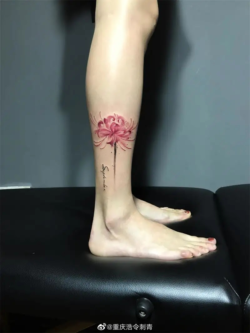 女生彼岸花纹身批发 女生彼岸花纹身供应 女生彼岸花纹身生产厂家详细介绍 浩令刺青纹身店