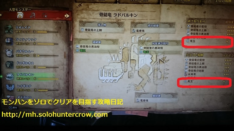 モンハンワールド 竜玉を集めるにはやっぱり 竜玉を効率よく集める方法と入手先 Mhw モンハンをソロでクリアを目指す攻略日記